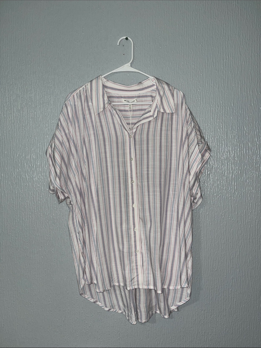 NWT Workshop Republic Clothing Button up Shirt Blouse